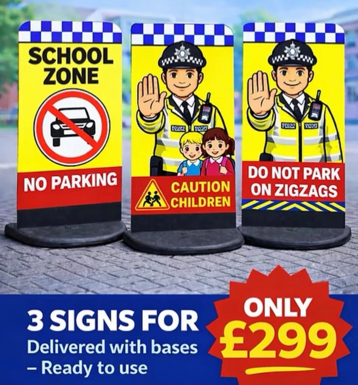 School safety signs pack