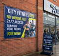 Gym signs and banners